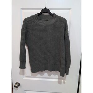 Aerie Sweatshirt Women's SP Green Crew Neck Pullover Sweater Comfy